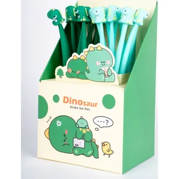 Kancelář FANDY Pero gelové Silky 18 Dinosaur mix