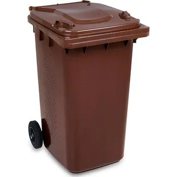 Popelnice popelnice BIO 240l hnědá plastová
