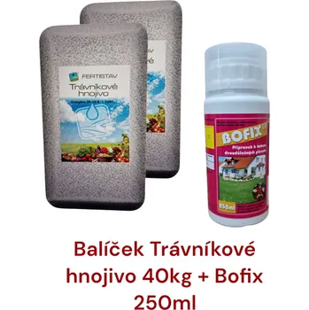 Hnojivo Fertistav Trávníkové hnojivo 40kg + Bofix 250ml