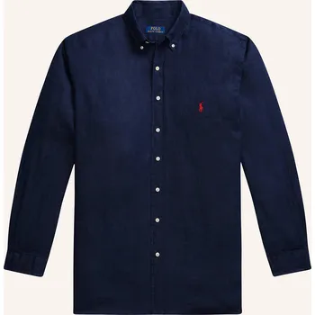 Pánská košile Polo Ralph Lauren Big & Tall Pánská Lněná Košile Comfort Fit,...