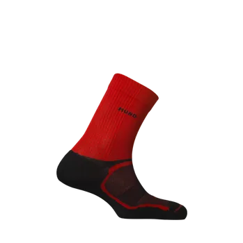 Pánská móda MUND CARES PONOŽKY, Červená, Černá XL (46-49)