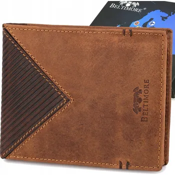 Peněženka Beltimore peněženka přírodní kůže hnědá - muž