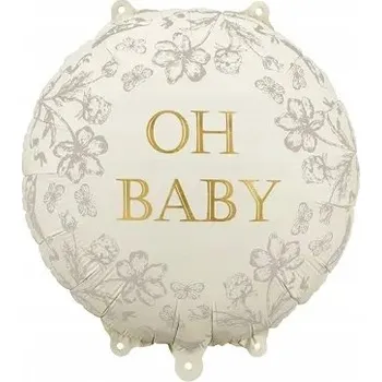 Balónek Id_5303 FÓLIOVÝ BALÓN OH BABY NAROZENÍ BABY SHOWER MIMINKO GIRL BOY BALÓNKY