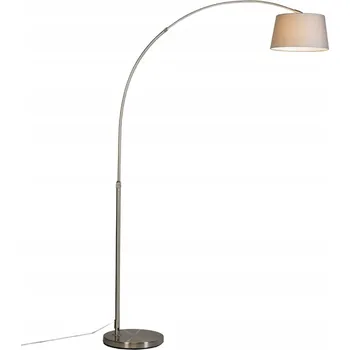 Stojací lampa Stojací lampa QAZQA Arc-Basic E27 20 W šedá