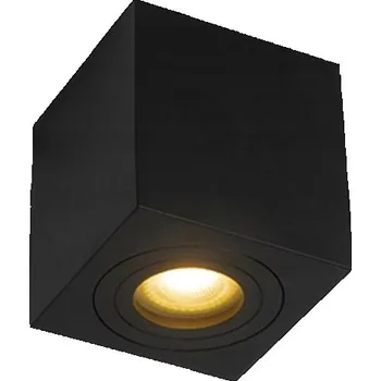 Bodové svítidlo Moderní čtvercové koupelnové bodové svítidlo černé - Capa