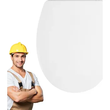 WC sedátko Sedátko na WC mísu bílé duroplast