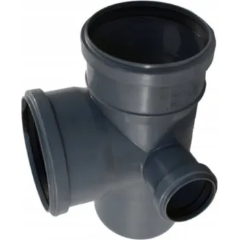 kanalizace Kanalizační odbočka rohová levá PVC 110/50/90°