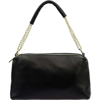 Kabelka Vera Pelle kabelka z pravé kůže černá