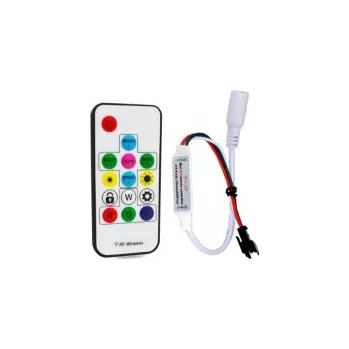 LED osvětlení Dálkový RF ovladač LED2017-RF-DIY 5/12/24 V digitálních RGB LED pásků, 2048 pixel