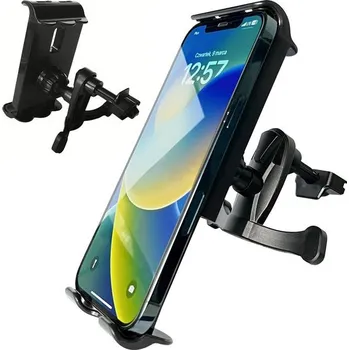 Držák telefonu / tabletu 4–11" do ventilace, černý