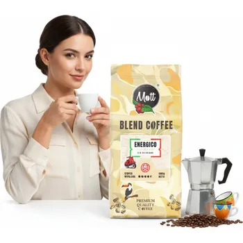 Káva Káva zrnková Arabica Mott Coffee Energico 1000 g 1000 g