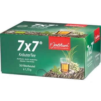 Zdraví P. Jentschura 7x7 KräuterTee - BIO čaj porcovaný 50 sáčků (Porcovaný detoxikační čaj ze 49 bylin)