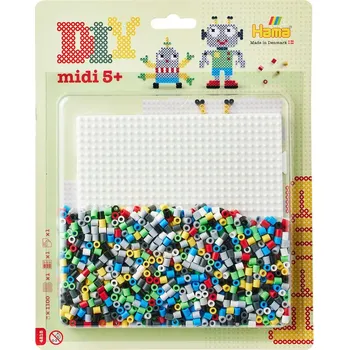 zažehlovací korálek Lowlands international s.r.o. Korálkový set Roboti Midi