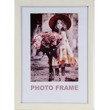 Rám na obraz FANDY Plastový rámeček Notte 15x21 8 bílý