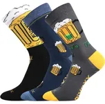 VoXX Ponožky pánské letní PIVOXX vtipné s obrázky PIVA mix 5 (3 páry) Velikost: 47-50 (32-34)