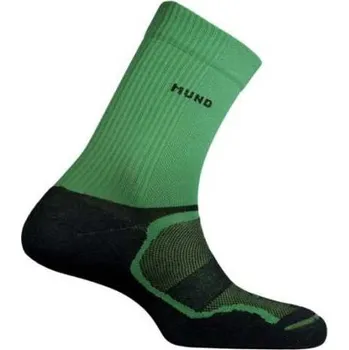 Pánská móda MUND CARES PONOŽKY, Zelená, Černá S (34-37)