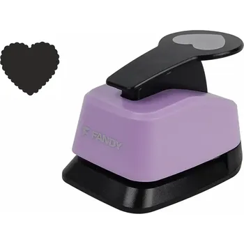 Děrovačka FANDY Děrovačka dekorační 37mm srdce 009