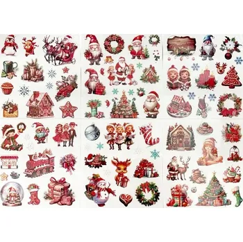 samolepka SAMOLEPKY MOTIVUJÍCÍ VÁNOCE MIKULÁŠ dárek 1 Ks A