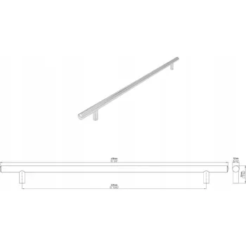 Nábytkové kování Nábytková úchytka SIRO 885-416ZN1 chrom lesklý