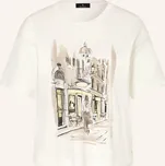 Monari Dámské Tričko S Ozdobnými Kameny, bílá / černošedá /...