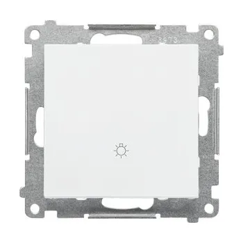 vypínač Simon 55 Spínací tlačítko světlo Bílá matná