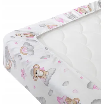 Prostěradlo PROSTĚRADLO S PŘÍSTROJEM na matrace 140x70 cm Polské bavlna