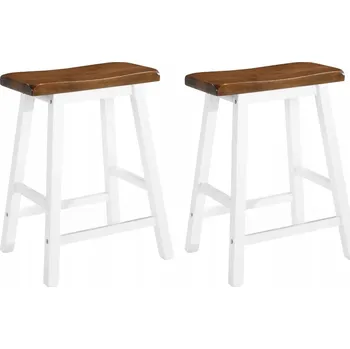 Barová židle Barová Židle Zakito Administration bílá 60 cm dřevo