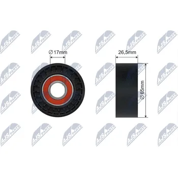 Napínací kladka, žebrovaný klínový řemen AJS Parts RNK-VV-011