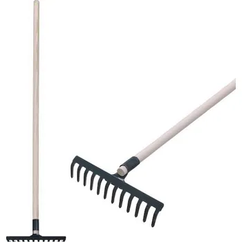 Hrábě Strend Pro Garden 211229 Zahradní hrábě Strend Pro R105, 12 zubů, dřevěná násada 1600 mm