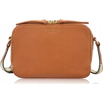 Kabelka Paolo Peruzzi kabelka přes rameno přírodní kůže oranžová