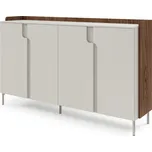 Meblar Komoda POSITANO 6 Výběr provedení: Ořech alba + Kašmír