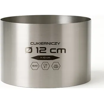 Forma na pečení Kulatý Forma na dort FORMA 12 cm, výška 10 cm, ocel 18/10.