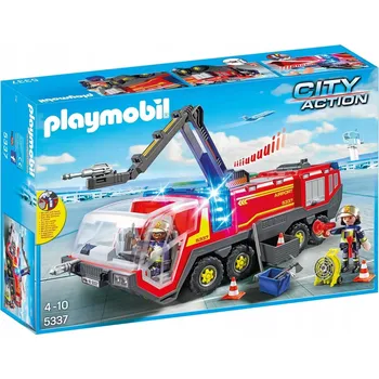 Stavebnice Playmobil Playmobil City Action 71371 Hasičské vozidlo na letiště se světlem