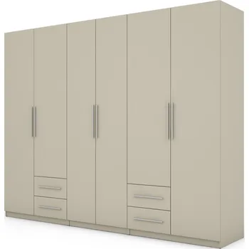 Šatní skříň Skříň eMeblast Skříně s otevíracími dveřmi 280 x 220 x 57 cm kašmír