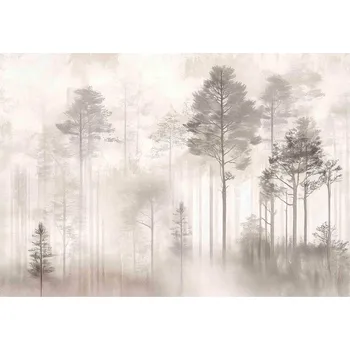 Fototapeta FOTOTAPETA LES VINTAGE STROMY PŘÍRODA NA ZEĎ LOŽNICE OBÝVÁK 200x140