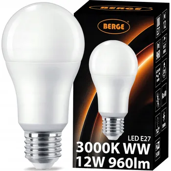 Žárovka LED žárovka Berge E27 12W