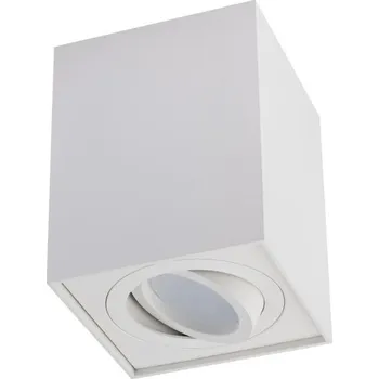 Elektro Alica Podhledové bodové svítidlo přisazené SQUARE L GU10 čtverec Bíla 115mm