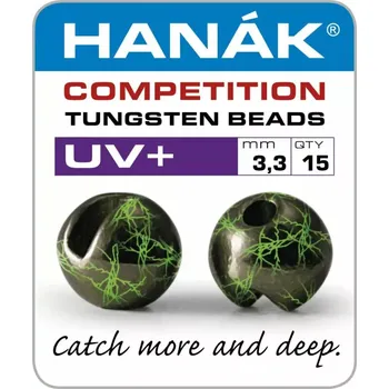 Hanák Tungstenové hlavičky UV+ Black & Chartreuse