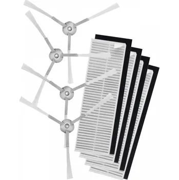 Sada příslušenství pro robotický vysavač HEPA filtry a kartáčky pro vysavač XIAOMI Mi Robot Vacuum Mop Essential (SKV4136GL) sada 4+4ks