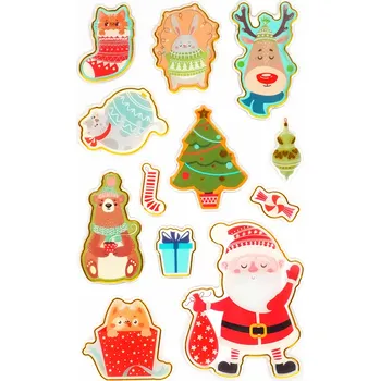 samolepka DP CRAFT Samolepky epoxidové 3D DPNK-177 Vánoce DP