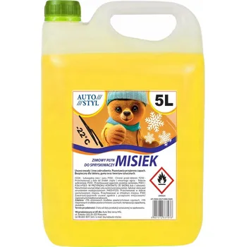 Náplň do chladiče a ostřikovače Zimní kapalina do ostřikovačů Medvídek -22°C 5L Žlutá - pouze faktura