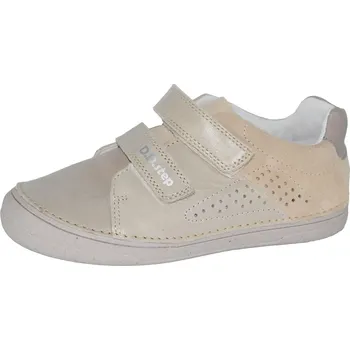 Dětská treková obuv D.D.step dětská obuv S078-61177FL Barva: krémová, Velikost: 31