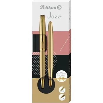 Plnicí pero Pelikan Jazz Noble Elegance + černé kuličkové pero