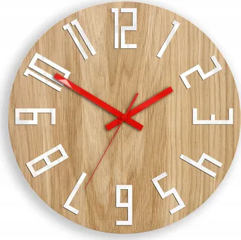 Hodiny Nástěnné hodiny Volan hnědé 33cm