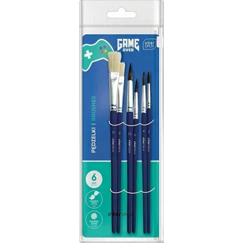 Umělecký štětec Štětce smíšené dřevěné štětce školní potřeby od Interdruk