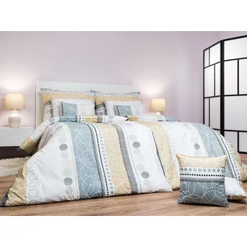 Povlečení bavlna Ateliér béžový 140x200, 70x90 cm II.jakost