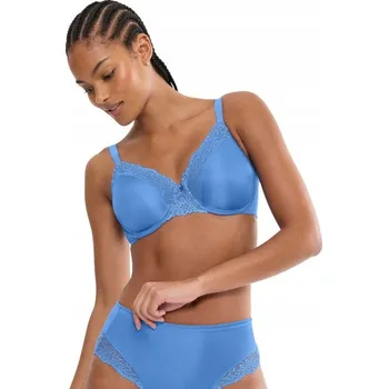 Dámské spodní prádlo Triumph podprsenka s měkkými košíčky modrá velikost 95E