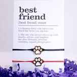 Stříbrné náramky pro páry - PSÍ TLAPKA