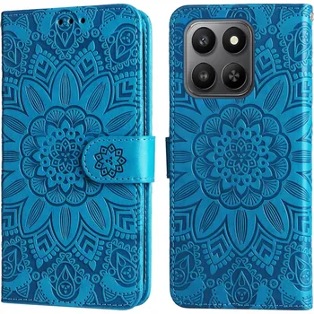 Pouzdro na mobilní telefon Sunflower knížkové pouzdro na Honor 400 Smart 5G/4G/Honor X7d - modré