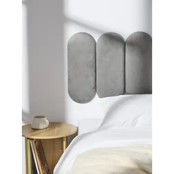 Obklad Sinsay - Čalouněný stěnový panel - šedá - 144JL-09X - 144JL-09X-ONE